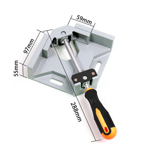 90 Degree Clamps for Woodworking, Single Handle Aluminum Alloy Corner Clamp
