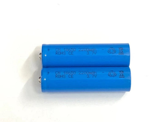 2Ps 3.7V 18650 Rechargeable Battery 2200mAh