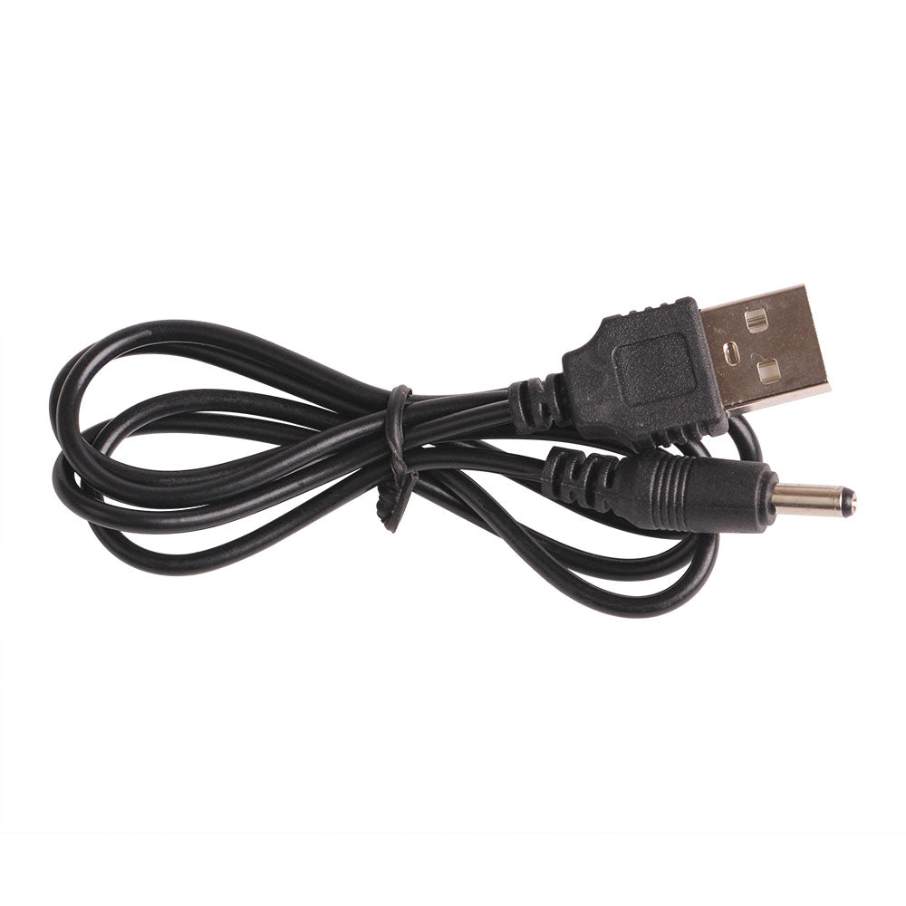 USB To 3.5mm x 1.35mm Plug Barrel Jack 5V DC Power Supply Cord Cable 65cm