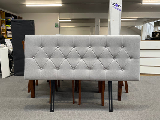 Fenland Headboard Light Grey Queen