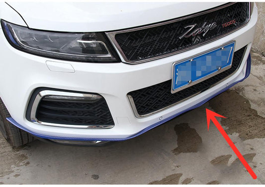 Car Front Bumper Lip Skirt Protector Splitter Body Spoiler Rubber 2.5M ?C Universal