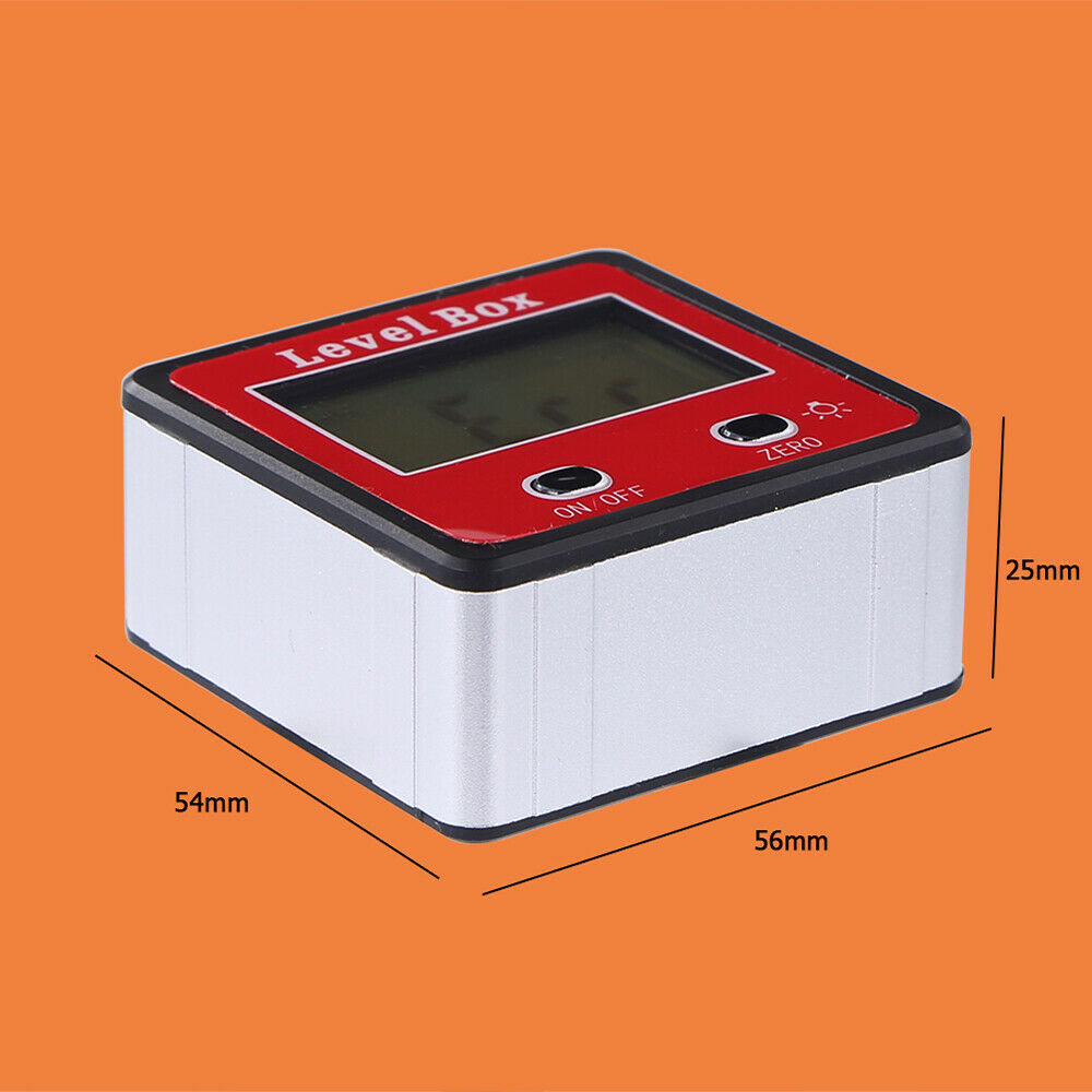 Magnetic Digital Protractor Angle Finder Gauge Inclinometer Electronic Box