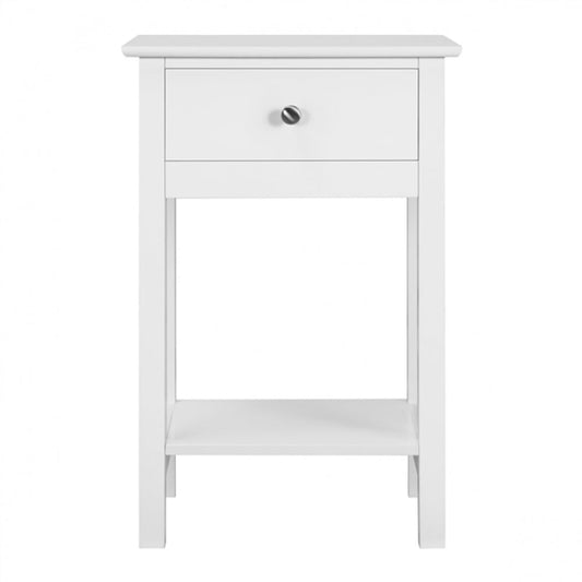 Bedside End Table Storage Cabinet Night Stand with Drawer
