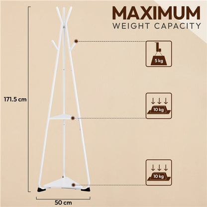 Modern Freestanding Coat Rack Coat Stand Entryway Hall Tree