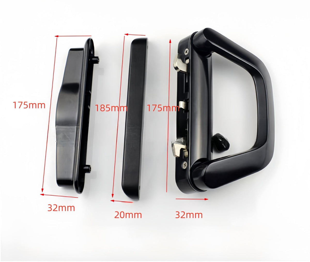 Patio Sliding Door Handle Set with Lock