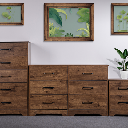 'Althea' Walnut Color Low Boy