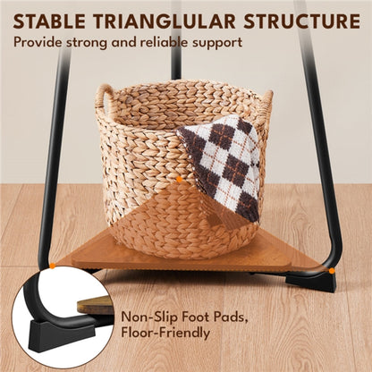 Freestanding Coat Rack Clothing Rack Hat Rack With Shelves