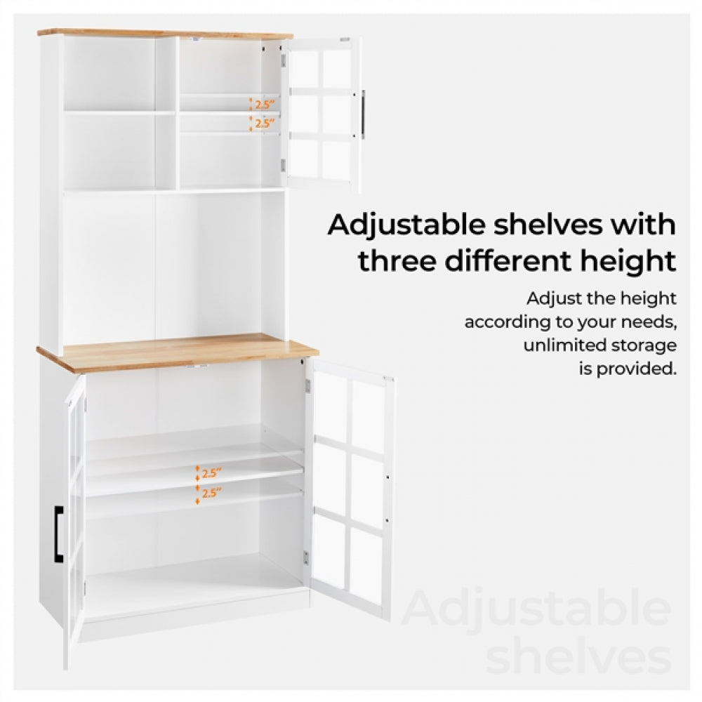 Kitchen Pantry Storage Cabinet Large Countertop Storage Kitchen Buffet Sideboard