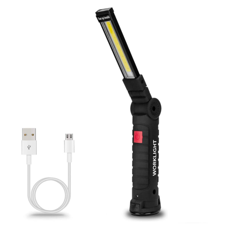 LED Work Light Flashlight with Magnetic Base 270?Rotate Grill Light and 5 Modes
