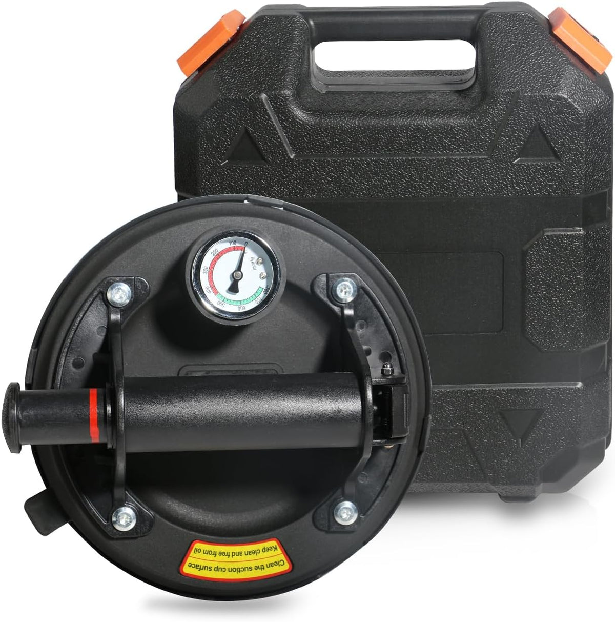 Glass Suction Cup 200kg with Pressure Gauge