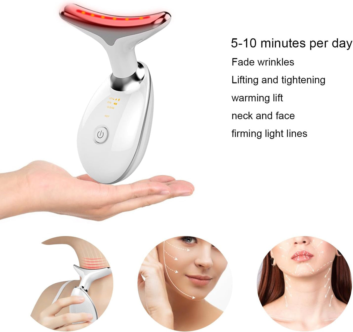Multifunctional Face and Neck Massager