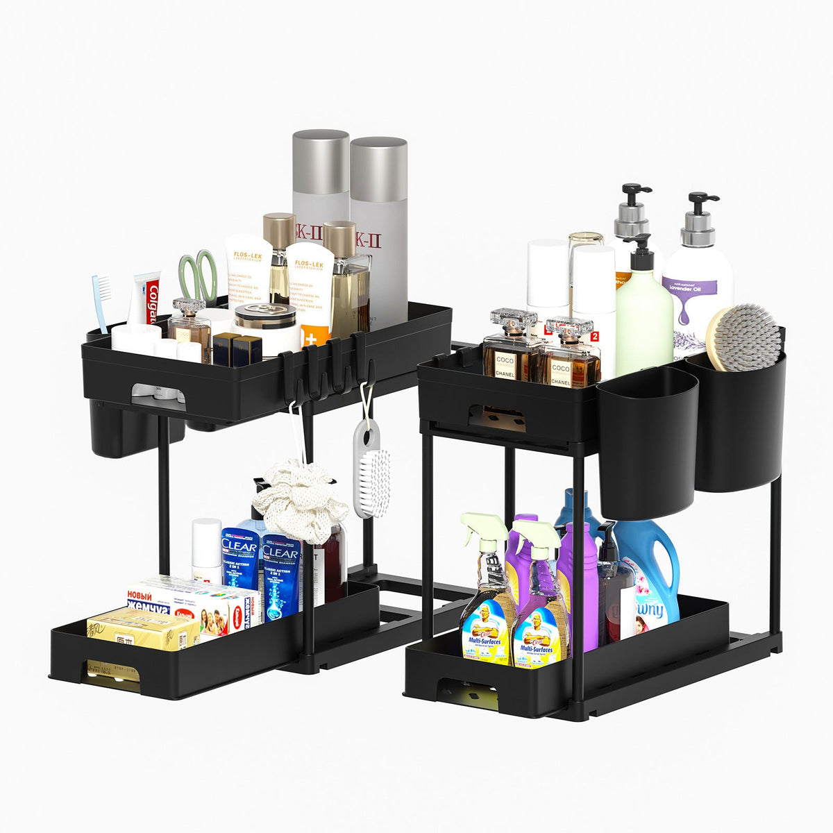 Under Sink Storage Kitchen Bathroom Cabinet Organizer