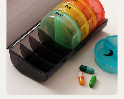 7 Day Medicine Organizer Weekly Pill Box
