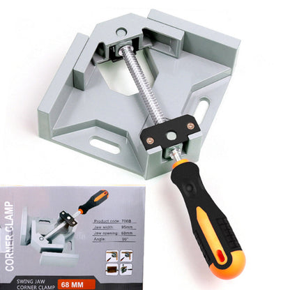 90 Degree Clamps for Woodworking, Single Handle Aluminum Alloy Corner Clamp