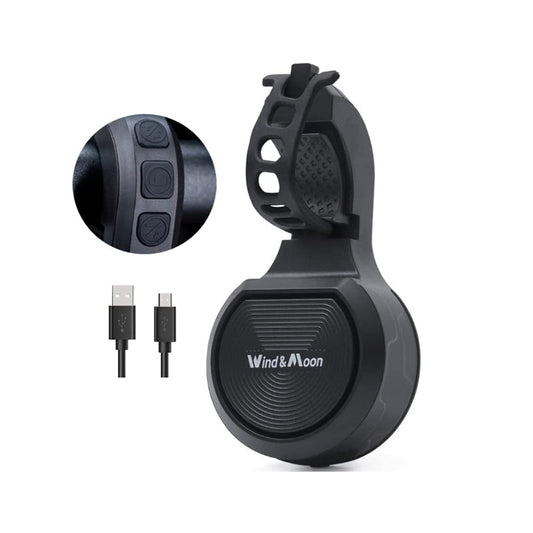 Electric Bike Horn Cycling Alarm Bell Scooter Horn Adjustable 80-130dB
