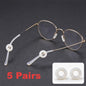 Anti Slip Silicone Spectacle Temple Rings Glasses Ear Grips Retainer 5 Pairs