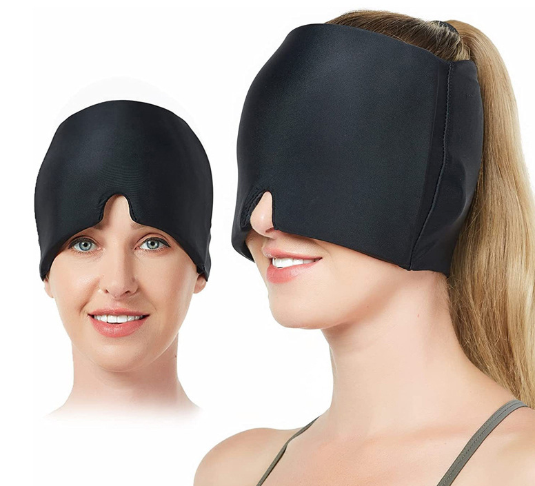 Reusable Cooling Cap Hat Ice Cooling Head Wrap 360
