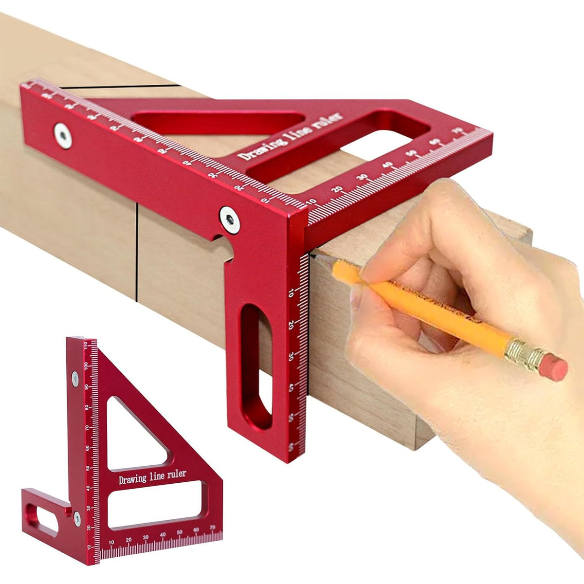 3D Multi Angle Measuring Ruler Metric