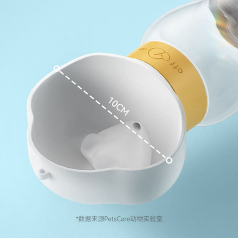 Pet Water Bottle Dispenser with Food Container Leak Proof Pet Drinking Bottle P