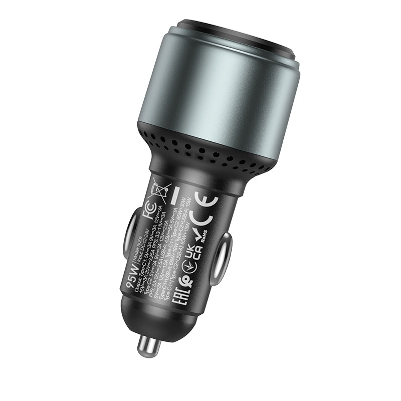 95w Car Charger USB Type-C Adapter for Apple Android