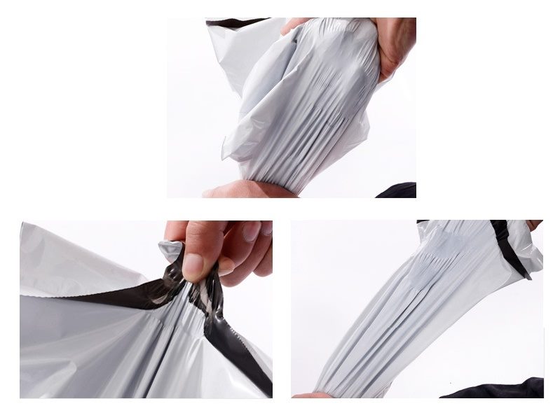 100 * XS Courier Mailing Bags 160mm x 220mm 50% Recycled Plastic Bags
