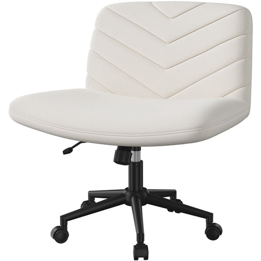 Fabric Swivel Desk Chair Cross Legged Office Chair Vanity chair Nail chair
