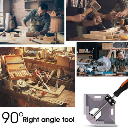 90 Degree Clamps for Woodworking, Single Handle Aluminum Alloy Corner Clamp