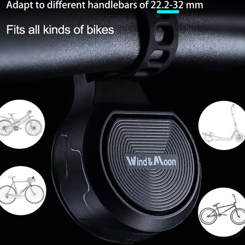 Electric Bike Horn Cycling Alarm Bell Scooter Horn Adjustable 80-130dB