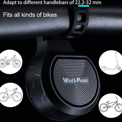 Electric Bike Horn Cycling Alarm Bell Scooter Horn Adjustable 80-130dB