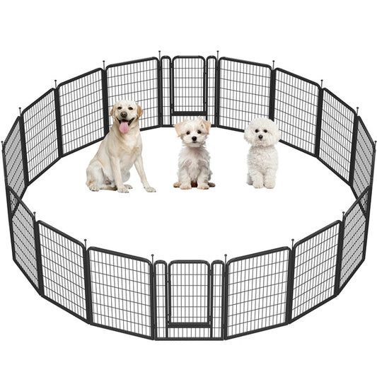 16pcs Heavy Duty Foldable Metal Pet Playpen Dog Playpen Dog Pen