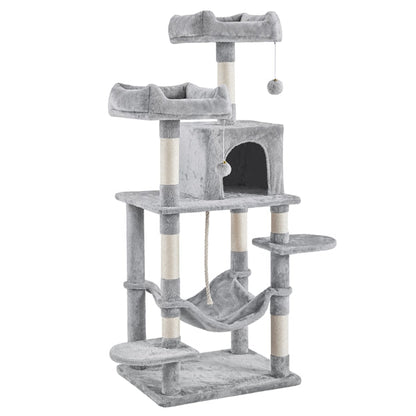 Multilevel Cat Tree Cat Tower Cat Scrathing Posts With Hammock