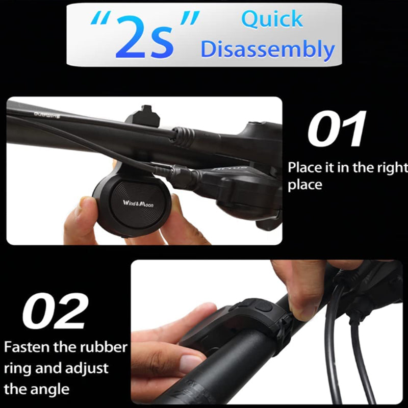 Electric Bike Horn Cycling Alarm Bell Scooter Horn Adjustable 80-130dB