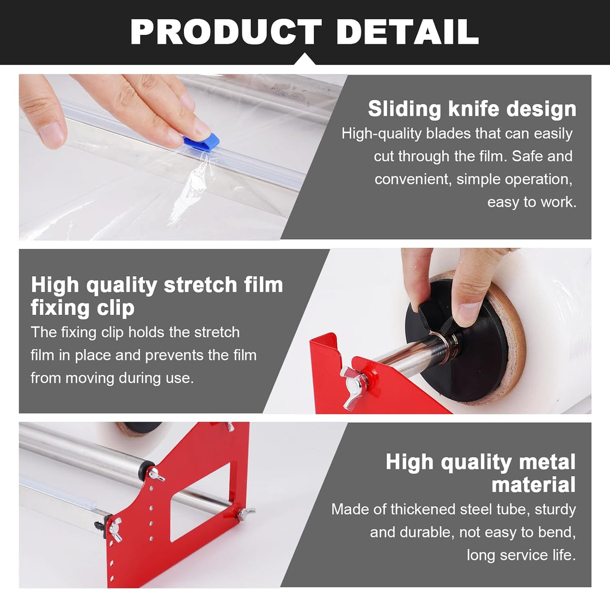 Table Stretch Film Dispenser Wrapping Machine