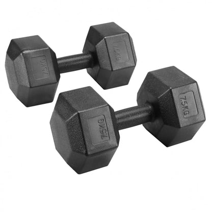 2 x 7.5kg/16.5lb Dumbbell Set