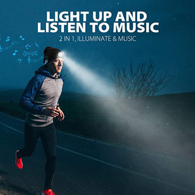 5 LED Light and 5.0 Bluetooth Beanie Hat