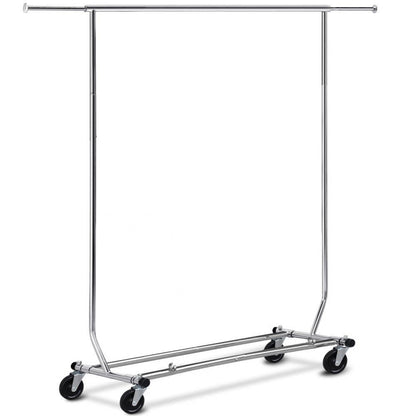 Heavy Duty Adjustable Foldable Clothes Rack Garment Rack Clothes Organizer