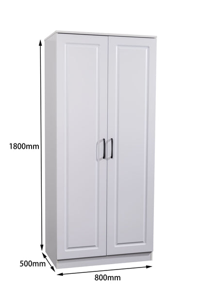 'Rebon' White Wardrobe
