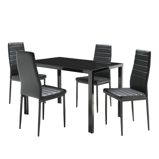 'Classic' Temper Glass Dining table 1.2M