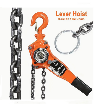 1.5T Steel Heavy Duty 3M Lever Block Chain Hoist