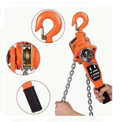1.5T Steel Heavy Duty 3M Lever Block Chain Hoist