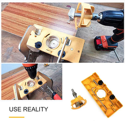 Concealed 35mm Cup Style Hinge Jig Boring Hole Drill Guide Drill Bit Wood