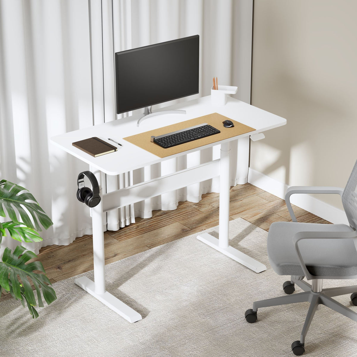 Ergomax Gas Spring Sit-stand Desk