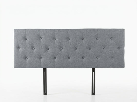 Fenland Headboard Light Grey King Size