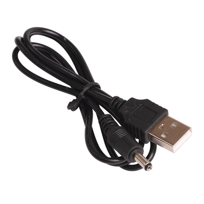 USB To 5.5mm x 2.1mm Plug Barrel Jack 5V DC Power Supply Cord Cable 65cm