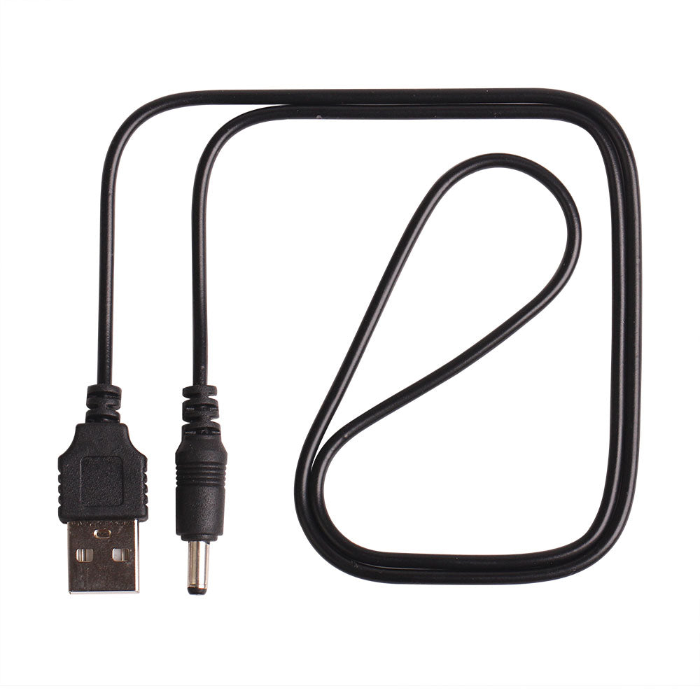 USB To 3.5mm x 1.35mm Plug Barrel Jack 5V DC Power Supply Cord Cable 65cm