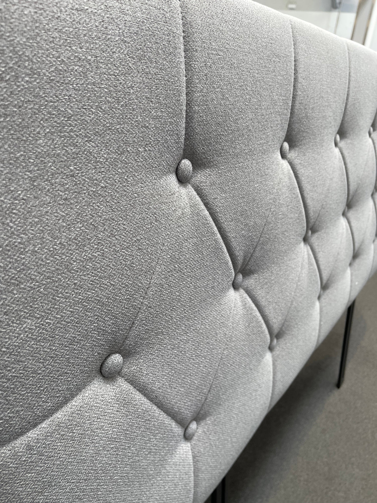 Fenland Headboard Light Grey Queen