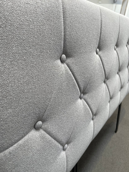 Fenland Headboard Light Grey Queen