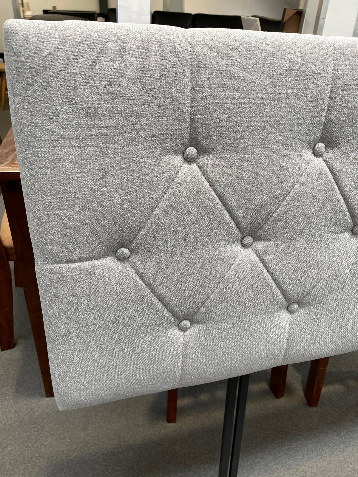 Fenland Headboard Light Grey Queen