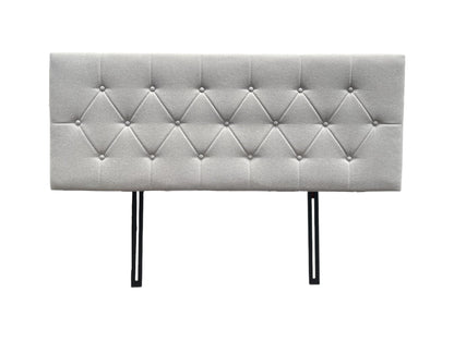 Fenland Headboard Light Grey Double