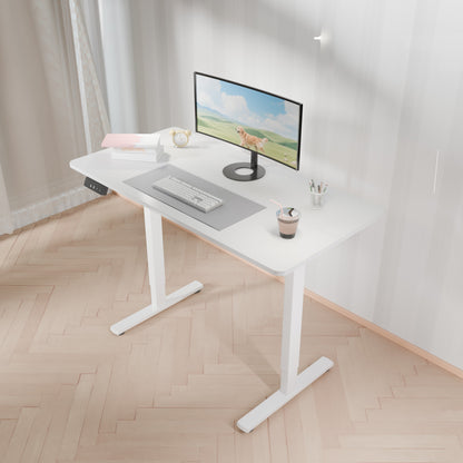 Electra Ergo Single Motor Sit Stand Desk White 1.4m